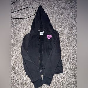 Victoria’s Secret pink black hoodie